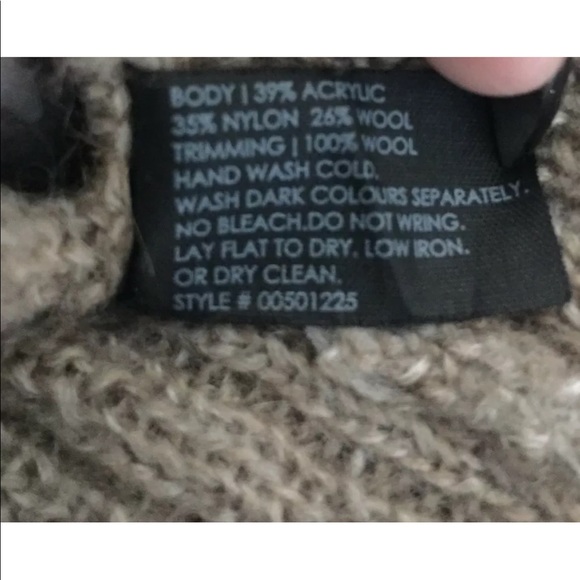 - Club Monaco v neck button down wool blend cardigan - Picture 3 of 5